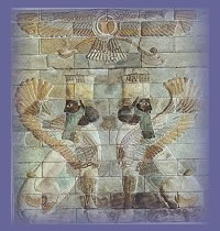 winged disc of Ahura Mazda, Persepolis