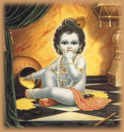 Krishna as butter thief