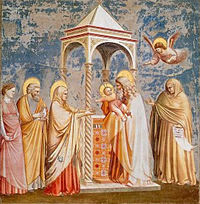 Presentation of Christ, fresco by Giotto
