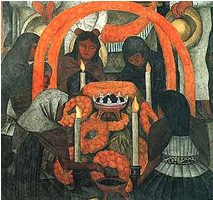 La Ofrenda by Diego Rivera