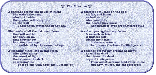 Poem entitled "The Banshee"